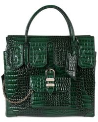 Gcds - Big Bag Croc-Effect Logo-Patch Tote Bag - Lyst
