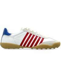 DSquared² - Baskets De Style Soccer Blanches - Lyst