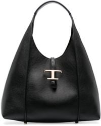 Tod's - Timeless Medium Leather Hobo Bag - Lyst