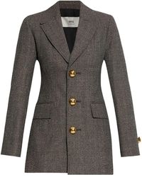 Ami Paris - Blazer Con Bolsillos, Mujer, Talla - Lyst