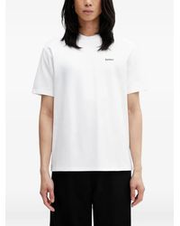 Barbour - Dalton Logo-Embroidered T-Shirt - Lyst