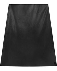 Courreges - Logo-Embroidered Midi Skirt - Lyst