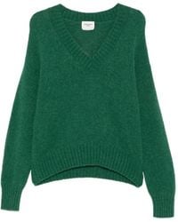 Weekend by Maxmara - V-Neck Alpaca Sweater - Lyst
