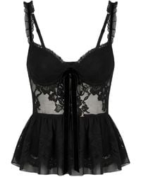 Aniye By - Lace-Trim Top - Lyst