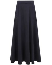 Pierantoniogaspari - Pleated Maxi Skirt - Lyst