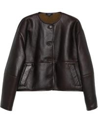Soeur - Buttoned Leather Jacket - Lyst