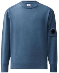 C.P. Company - Lens-Detail Crew-Neck Sweater - Lyst