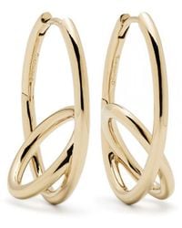 Otiumberg - 14Kt Vermeil Spiralis Hoop Earrings - Lyst