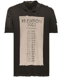Dolce & Gabbana - T-Shirt mit "Re-Edition 2023"-Print - Lyst