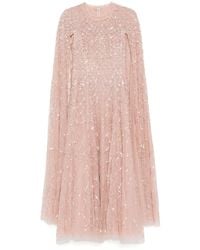 Needle & Thread - Robe Longue À Motif Cœur - Lyst