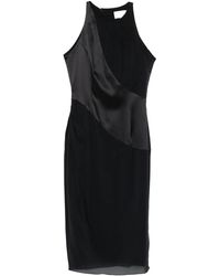 Botsi - Asymmetric-Design Midi Dress - Lyst