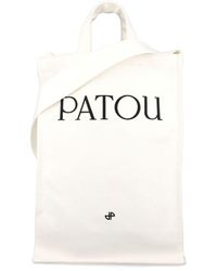 Patou - Kleine Shopper Met Logoprint - Lyst