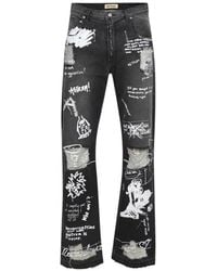 Astrum - Dedication Jeans Met Print - Lyst