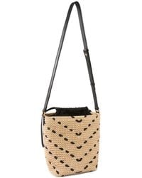 Pinko - ラフィア ドローストリング バケットバッグ - Lyst