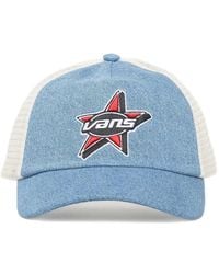 Vans - Marked Jockey Trucker Denim Cap - Lyst