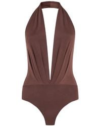 ANDAMANE - Zendaya Draped Bodysuit - Lyst