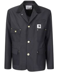 Sacai - X Carhartt Wip Suiting X Duck Corduroy Collar Jacket - Lyst