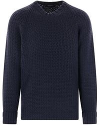 Undercover - Round-Neck Long-Sleeved Sweater - Lyst