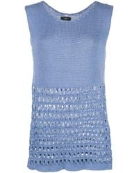 Voz - Sleeveless Knitted Top - Lyst
