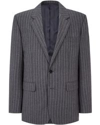 MAN ON THE BOON. - Striped Wool Blazer - Lyst