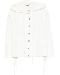 Blumarine - フーデッド ジャケット - Lyst