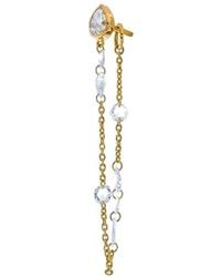 Logan Hollowell - 18K Eau De Rose Diamond Earrings - Lyst