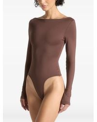 Manière De Voir - Boat Neck Bodysuit - Lyst