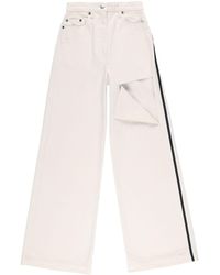 Peter Do - Ripped Straight-leg Jeans - Lyst