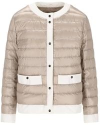 Herno - Chaqueta Acolchada Con Botones - Lyst