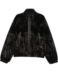 ROA - Fleece-Texture Zip-Up Jacket - Lyst
