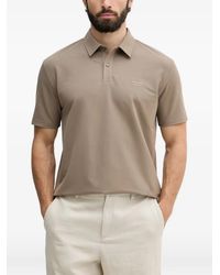 Guess - Logo-Embroidered Short-Sleeve Polo Shirt - Lyst