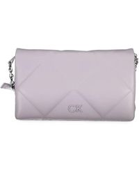 Calvin Klein - Quilted Chain-Strap Shoulder Bag - Lyst