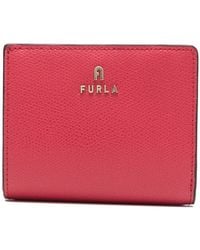 Furla - Camelia Compact Logo Leather Wallet - Lyst