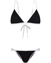 Balmain - Maillot De Bain À Motif Monogrammé En Lycra - Lyst