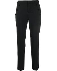 PT Torino - Pinstriped-pattern Slim-cut Trousers - Lyst