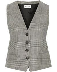 P.A.R.O.S.H. - Houndstooth-Pattern Waistcoat - Lyst