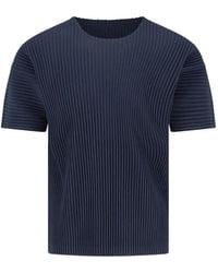 Homme Plissé Issey Miyake - Pleated T-Shirt - Lyst