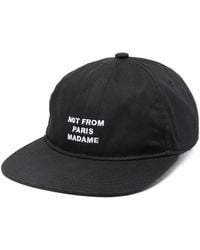 Drole de Monsieur - La Casquette Slogan Baseball Cap - Lyst
