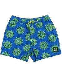 Deus Ex Machina - Portal Graphic-Print Swim Shorts - Lyst