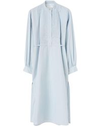 Jil Sander - Long-sleeve Cotton Midi Dress - Lyst