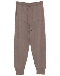 Antonelli - Drawstring Tapered Trousers - Lyst
