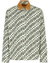 Marni - Overhemd Met Lange Mouwen En Print - Lyst