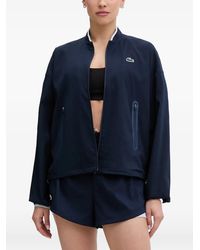 Lacoste - Logo-Patch Zip-Up Jacket - Lyst
