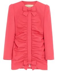 Valentino Garavani - Crispy Light Wool Jacket Dress - Lyst