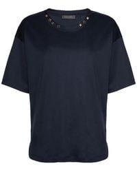 Elena Miro - Apliqués Short-Sleeves T-Shirt - Lyst