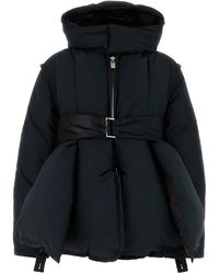 Sacai - Rip Stop パデッドジャケット - Lyst