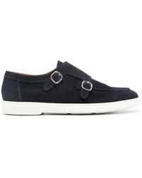 Doucal's - Double-buckle Suede Loafers - Lyst