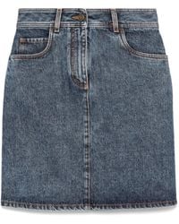 Etro - Denim Midi Skirt - Lyst