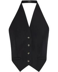 A.W.A.K.E. MODE - Chaleco Con Cuello Halter - Lyst