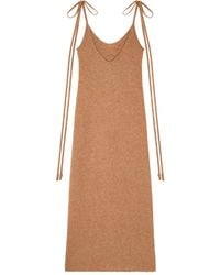 Alanui - Finest Tie-Detail Maxi Dress - Lyst
